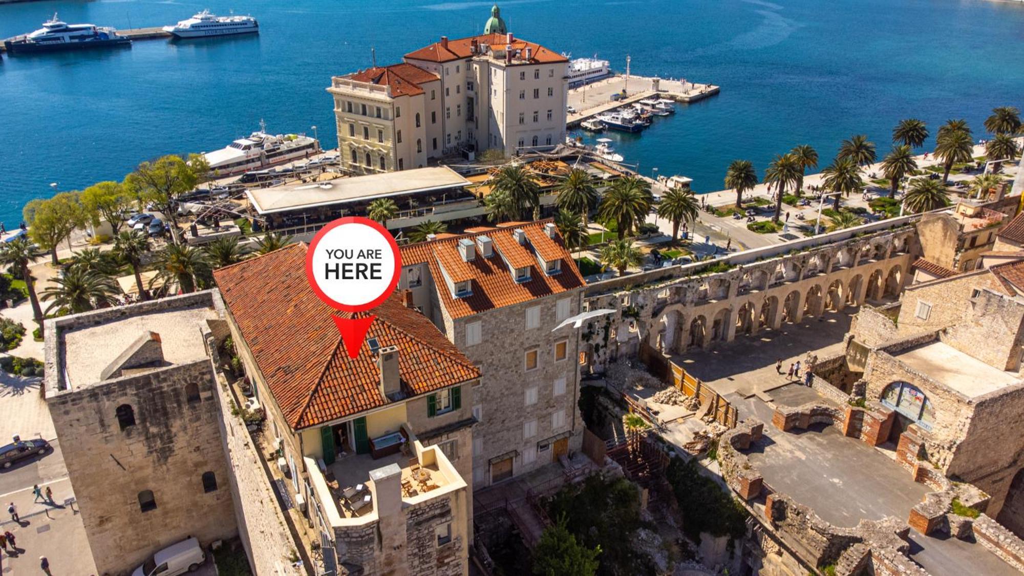 Appartement Terazza Grande In Diocletian Tower Split